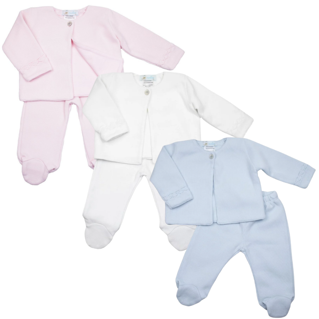 Cuclie Hand Smocked Layette Set