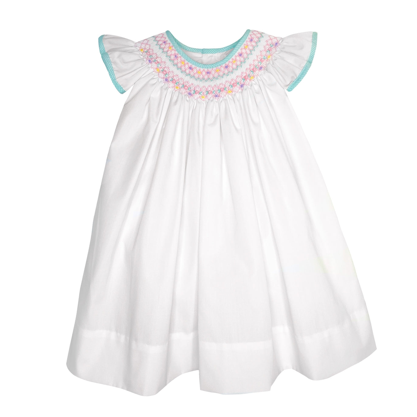Petit Ami Angel Wing Dress with Hand Smocking