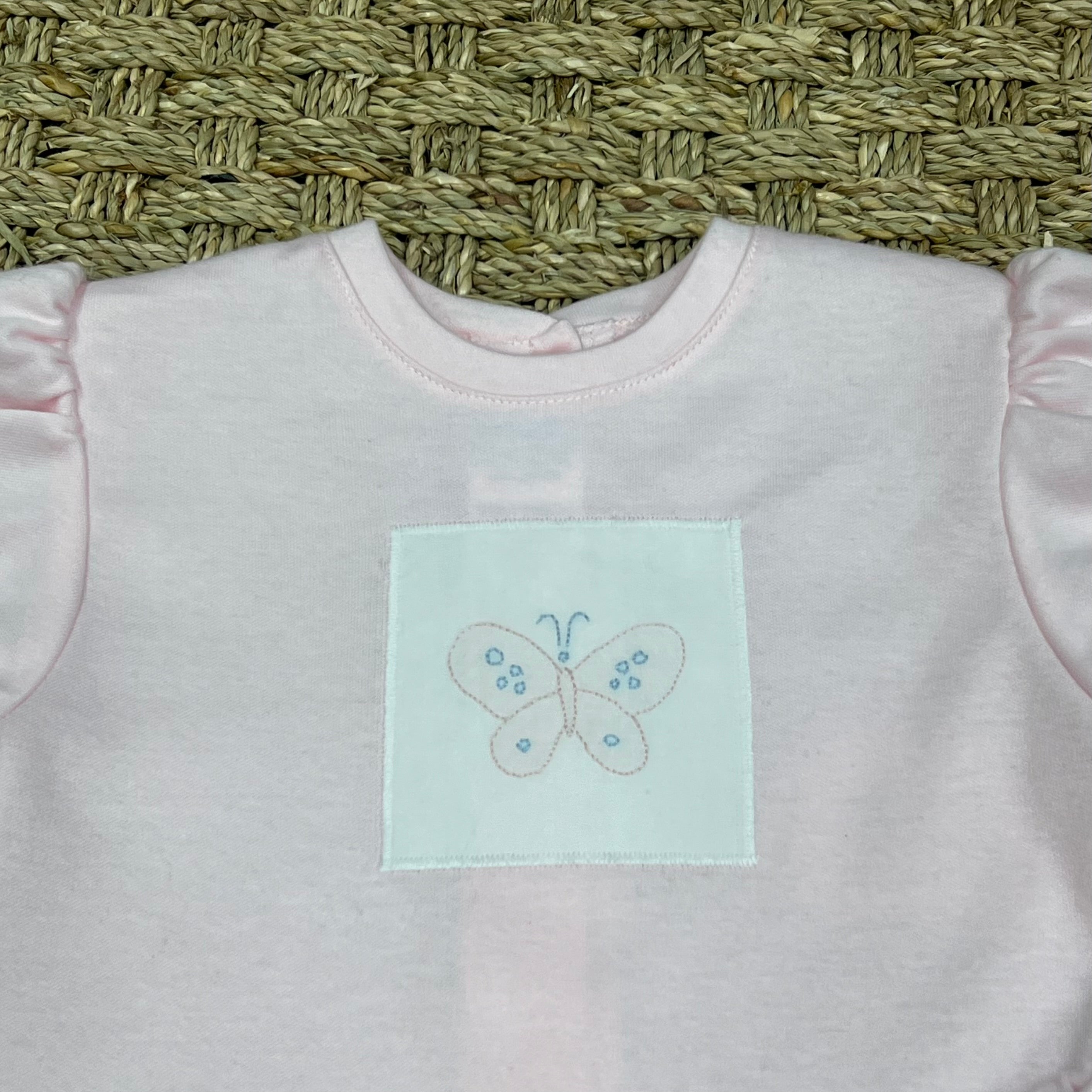 Auraluz Pink Knit Butterfly 2 Piece Set