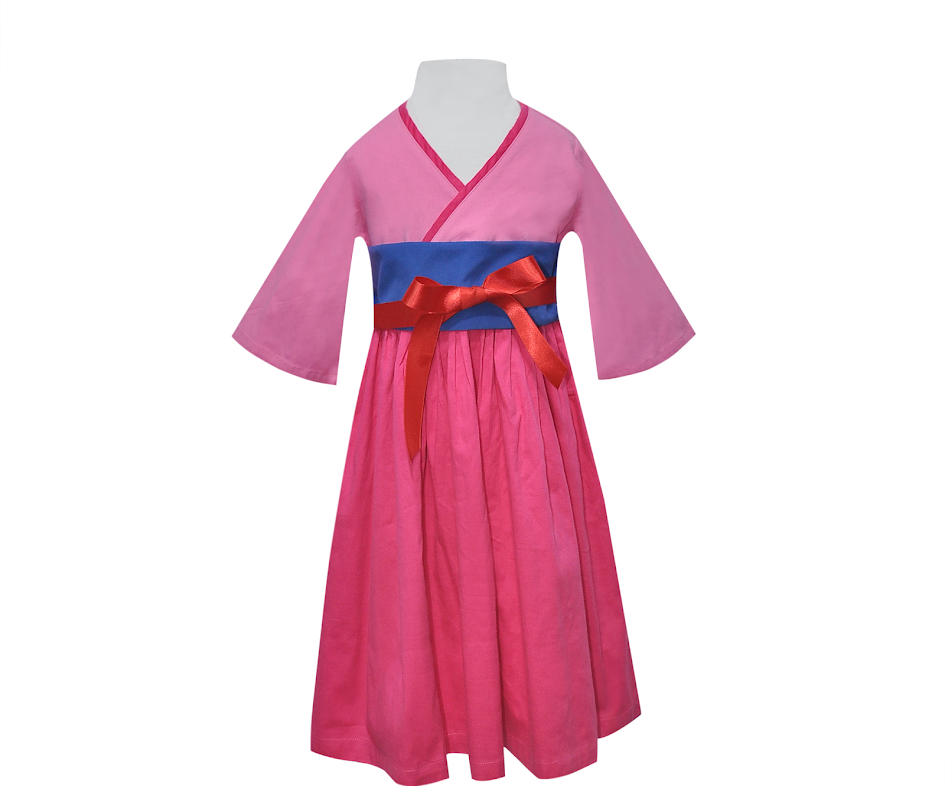 Remember Nguyen Pink Mulan Dress 2T