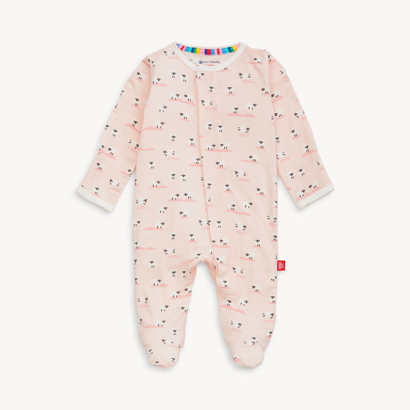 Magnetic Me Baa Baa Baby Pink Modal Footie