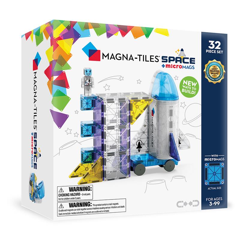 Magna-Tiles Space, 32 Piece Set
