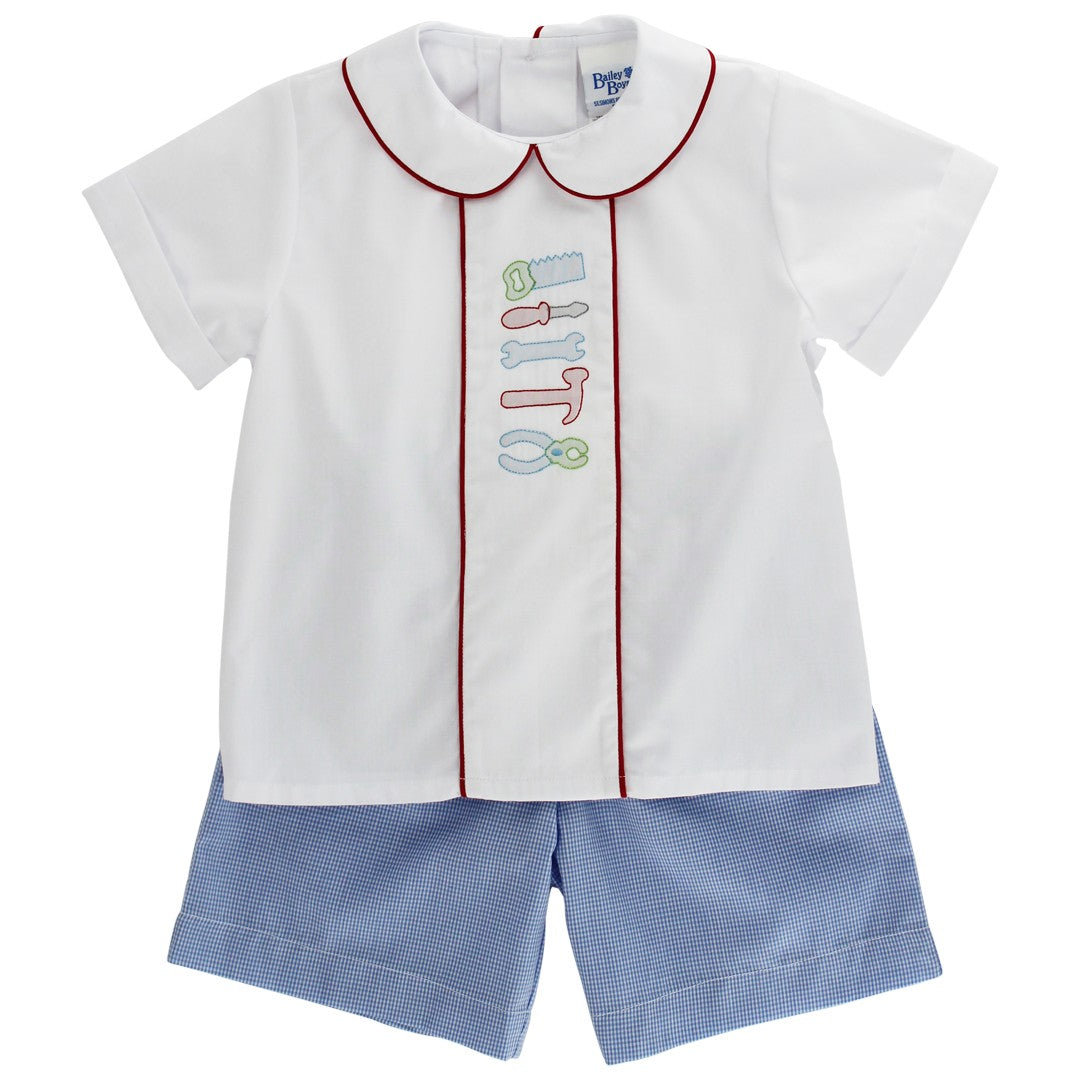 Bailey Boys Tool Time Dressy Short Set