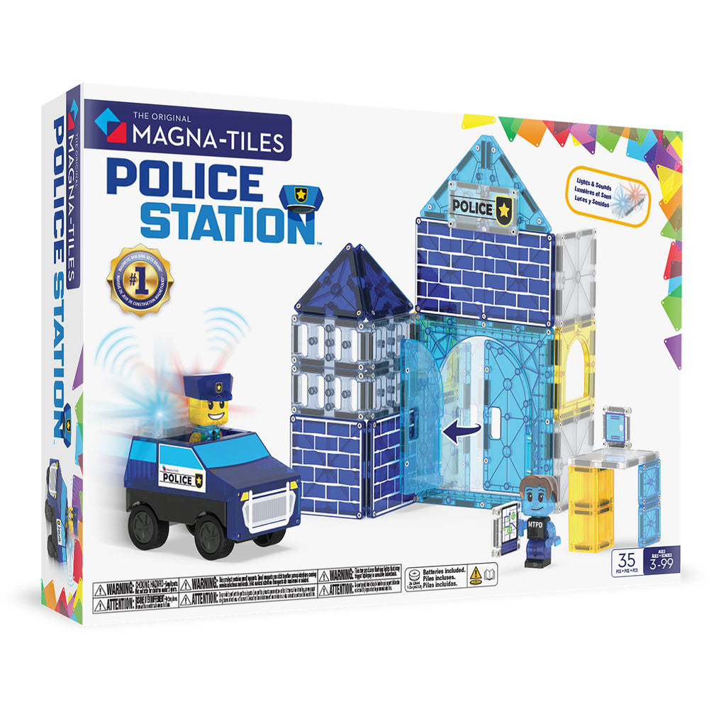 Magna-Tiles Police Station 35 Piece Set