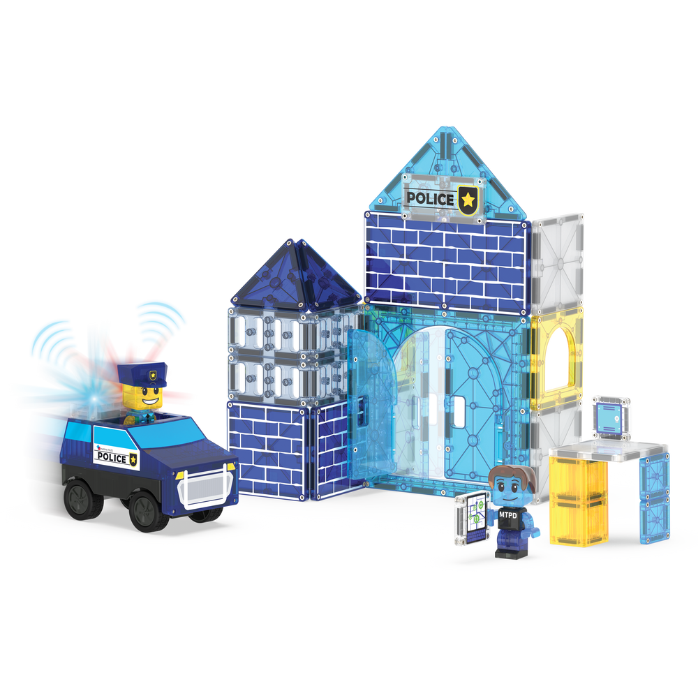 Magna-Tiles Police Station 35 Piece Set