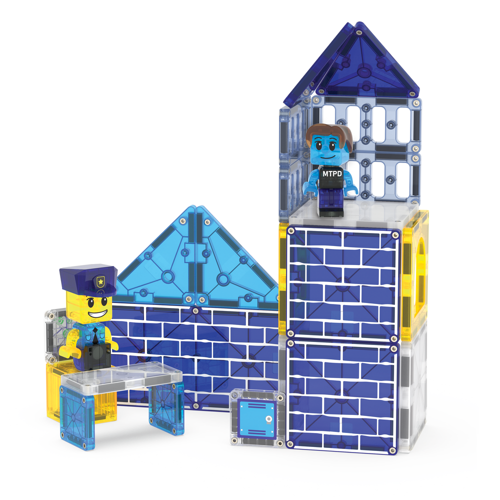 Magna-Tiles Police Station 35 Piece Set