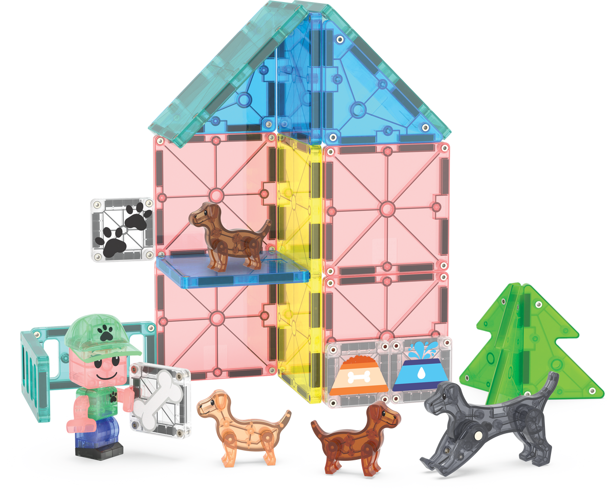 Magna-Tiles Puppy Park 13 Piece Set
