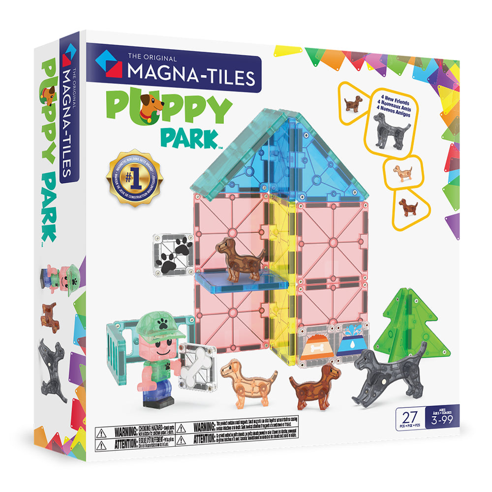 Magna-Tiles Puppy Park 13 Piece Set