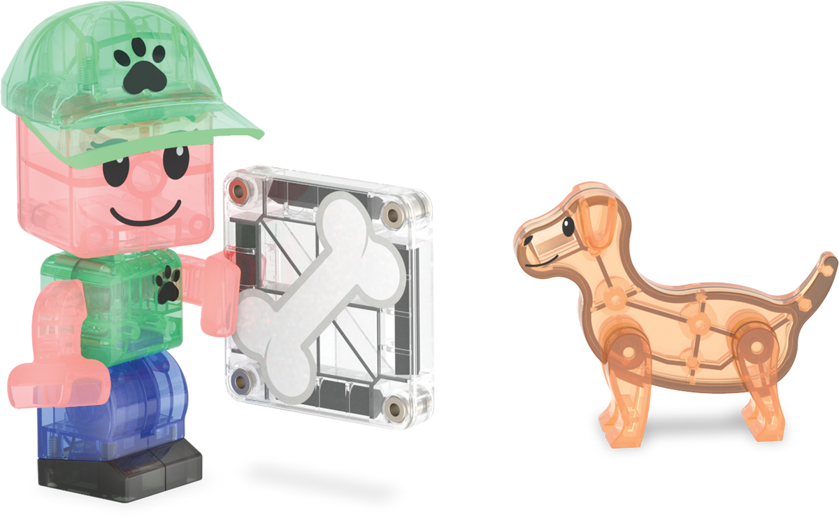 Magna-Tiles Puppy Park 13 Piece Set