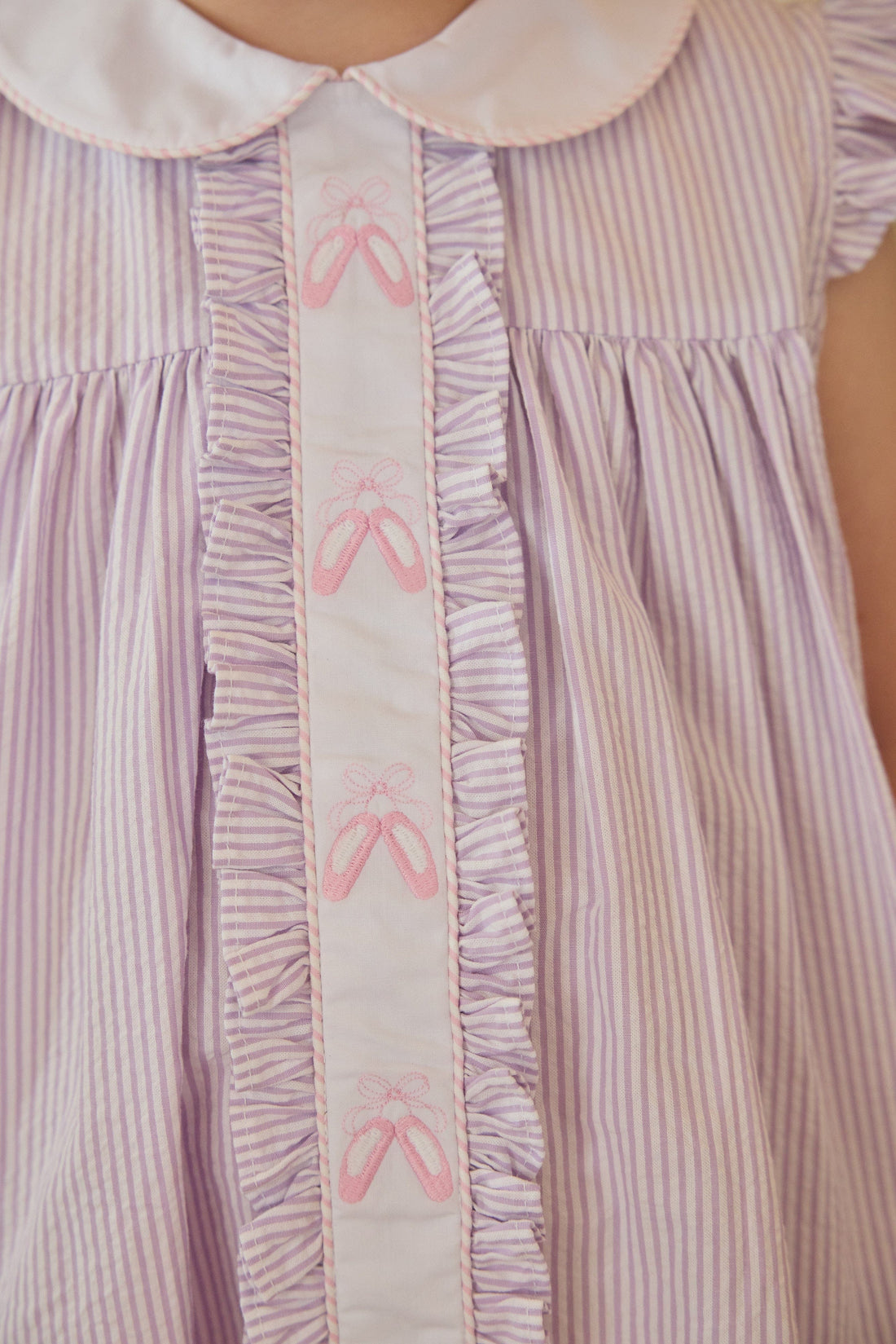 Little English Ruffled Sally Dress, Ballet