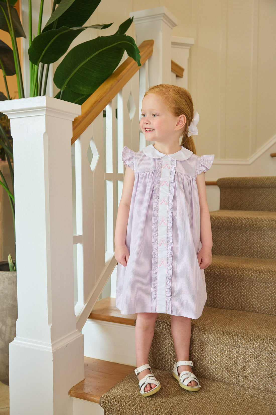 Little English Ruffled Sally Dress, Ballet