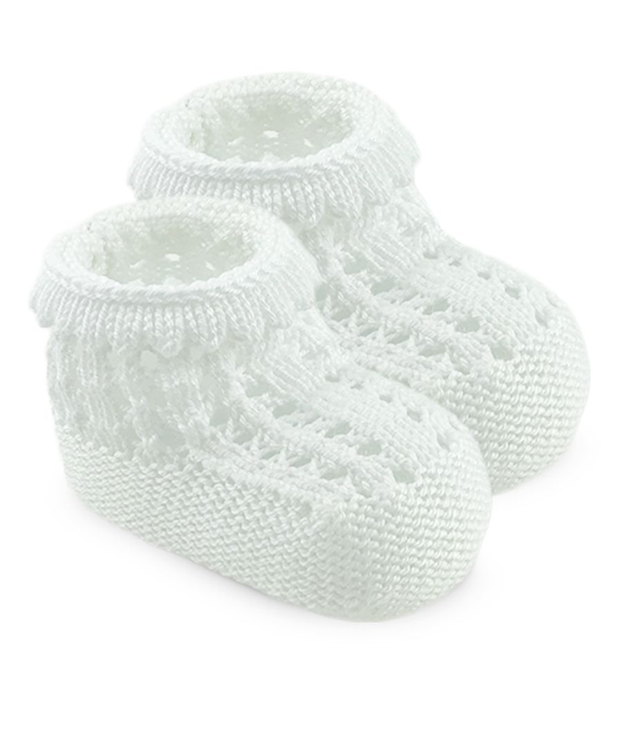 Jefferies Baby Pointelle Booties