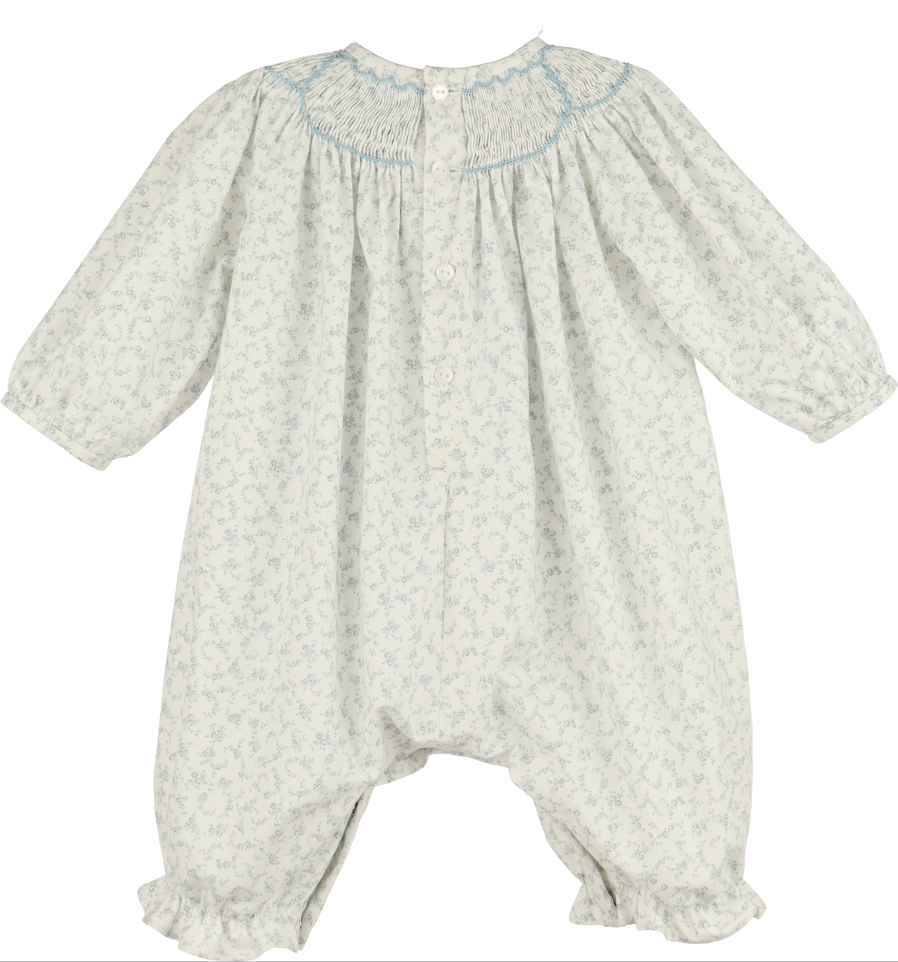 Luli & Me Soft Dew Overall, Blue