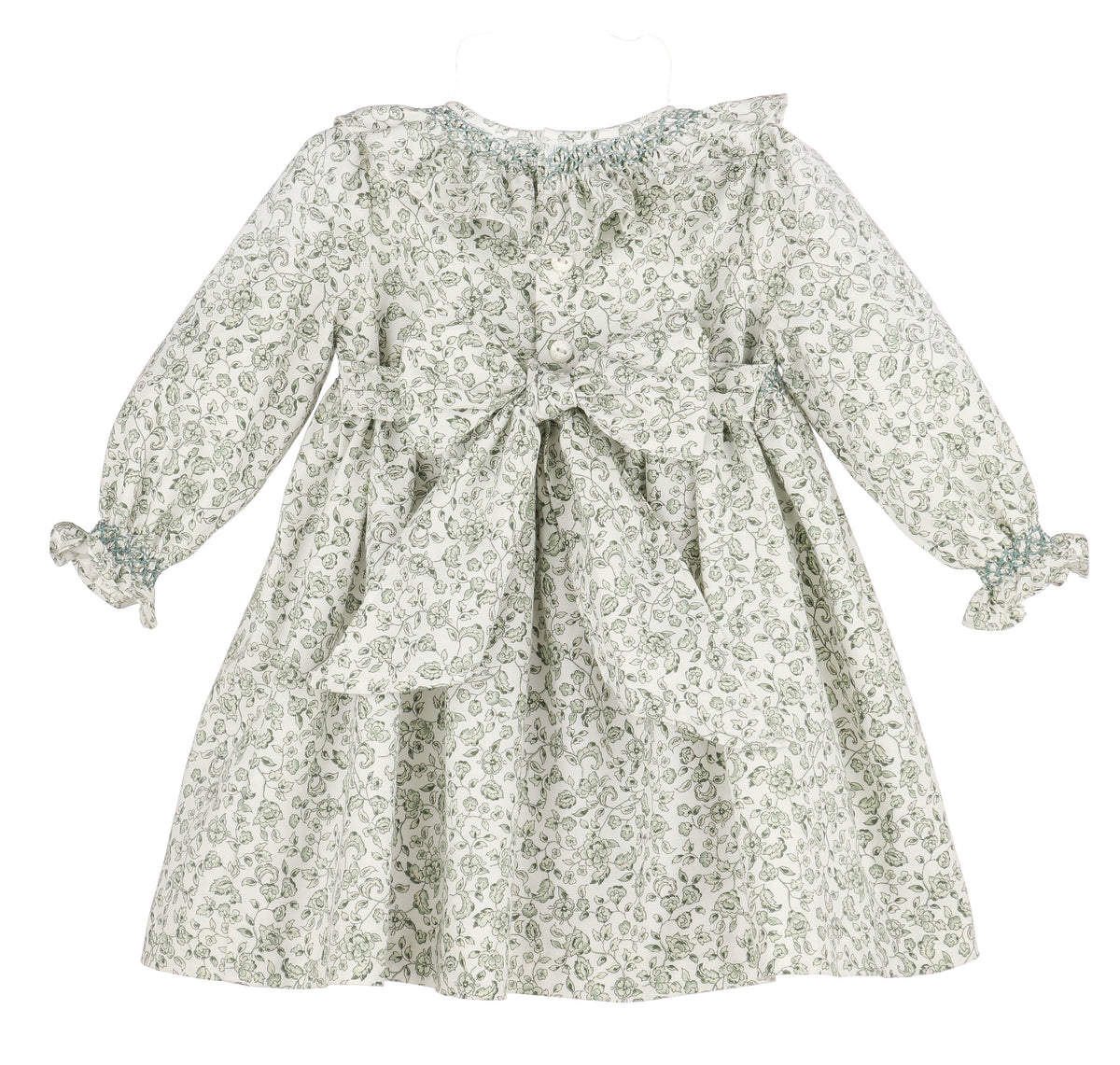 sophie and lucas christmas dress open lace back dress Sophie & Lucas Girls Velvet Christmas Dress with White Petal Collar