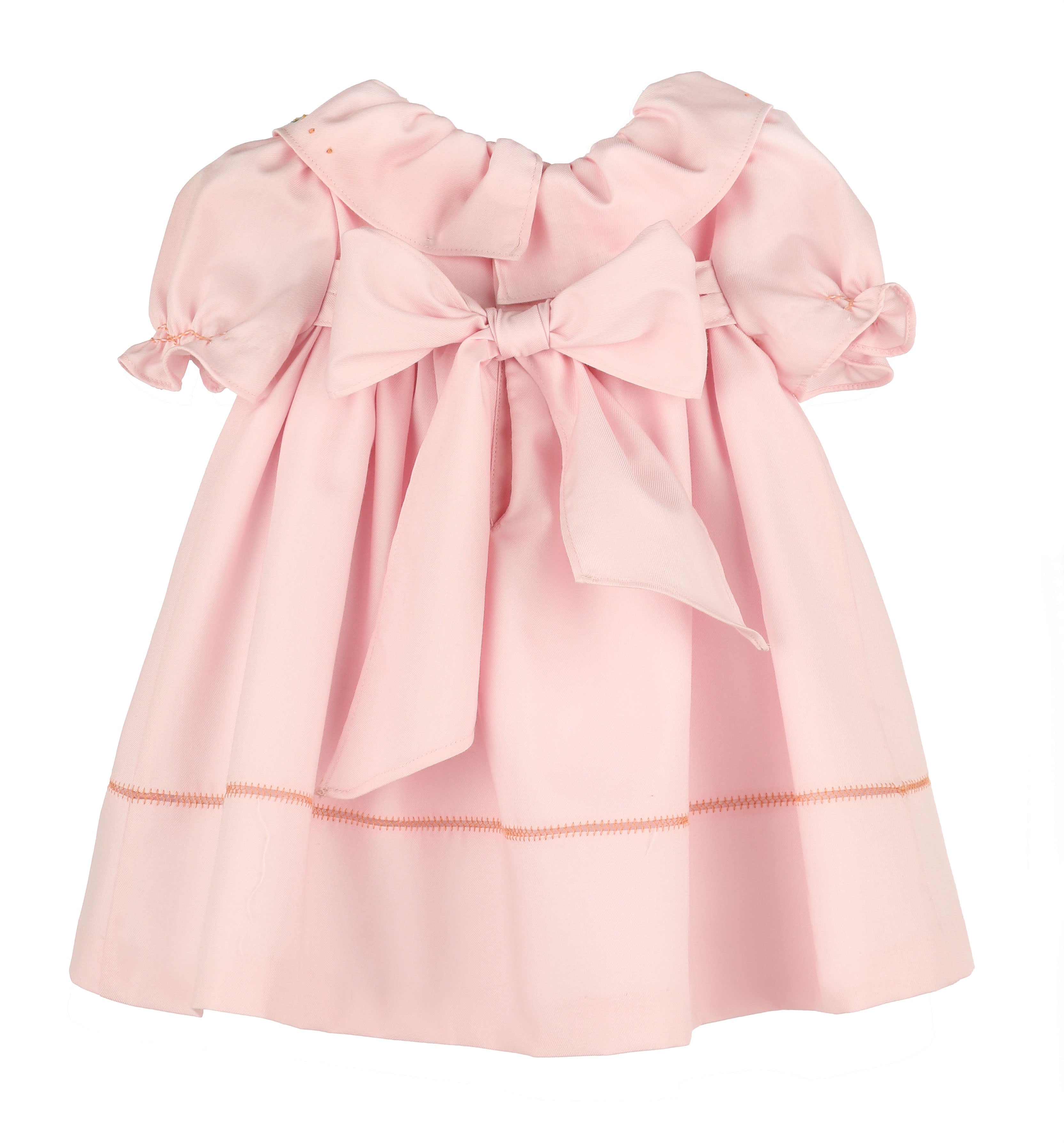 Sophie & Lucas Pumpkin Ruffle Dress, Pink | shopnurseryrhymes