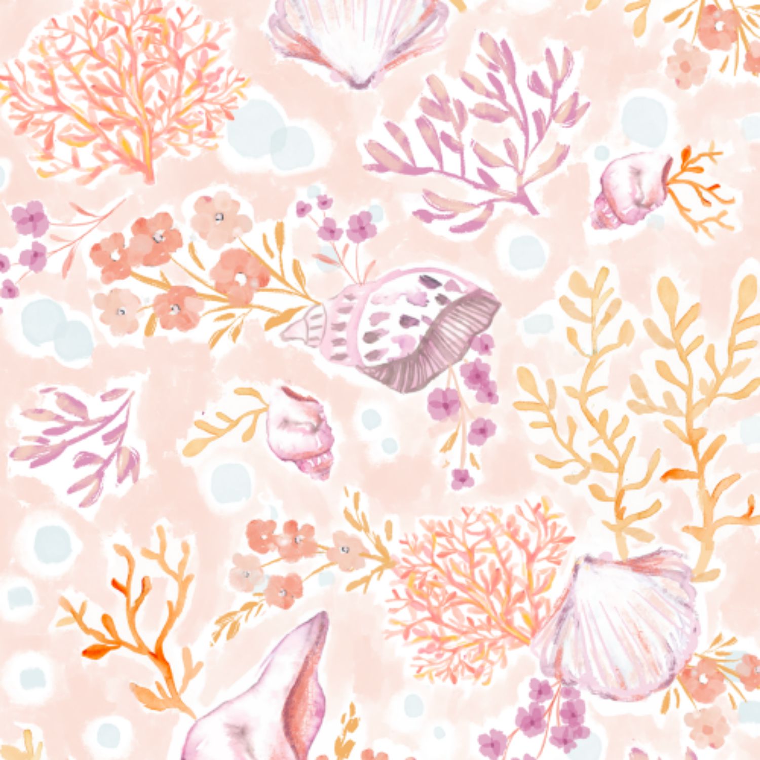 Magnetic Me Coral Floral Modal Coverall