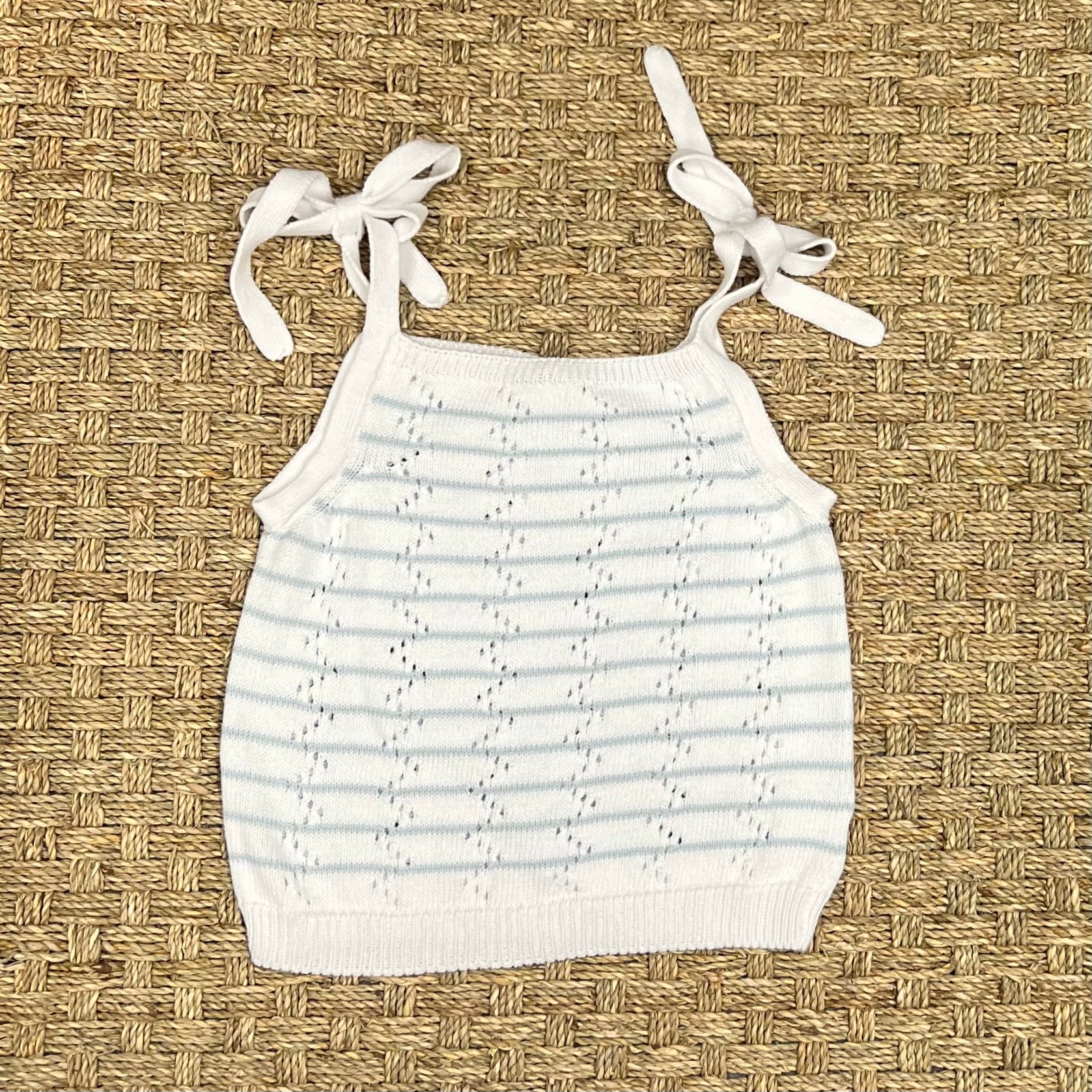 Mi Lucero Tank Top with Tie Straps