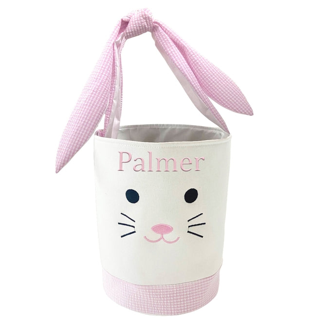 Bits & Bows Bunny Basket, Pink