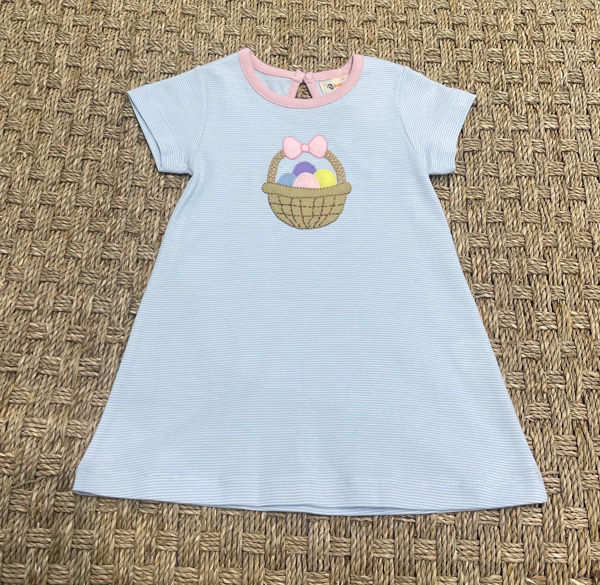 Luigi A-Line Dress, Easter Basket