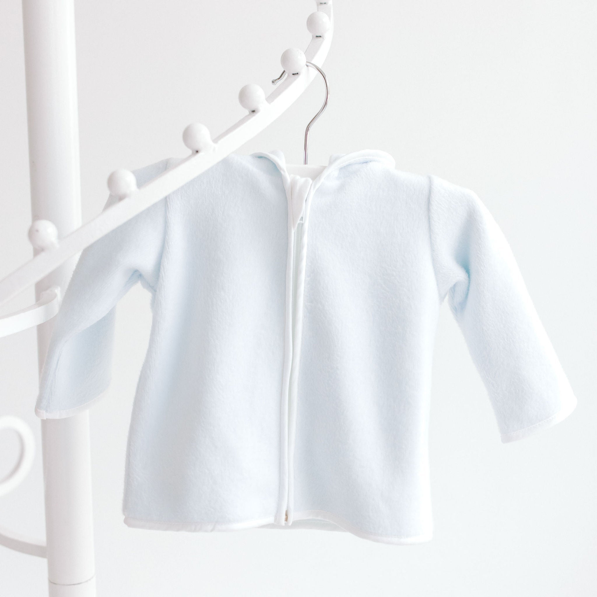 Terry Tots Fleece Jacket, Blue