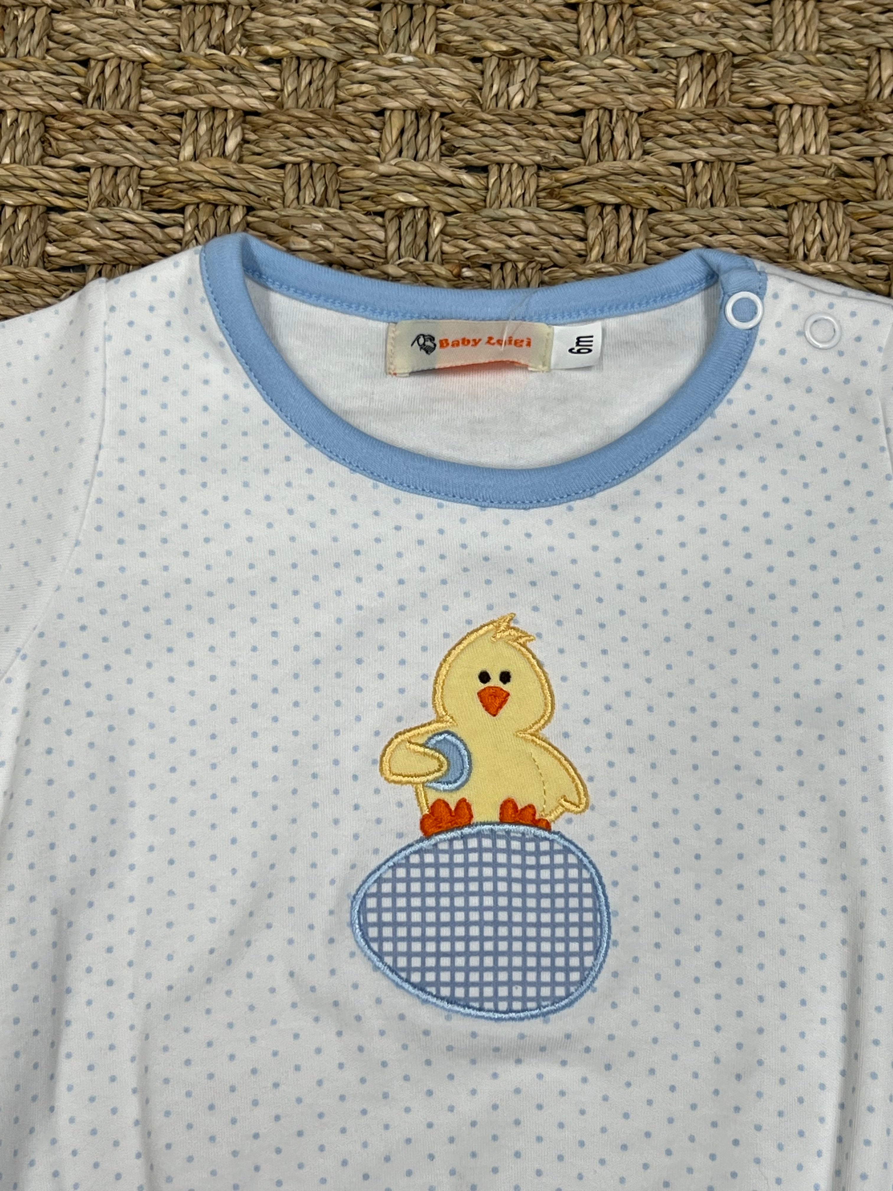 Luigi Bubble, Chick on Baby Blue Dot