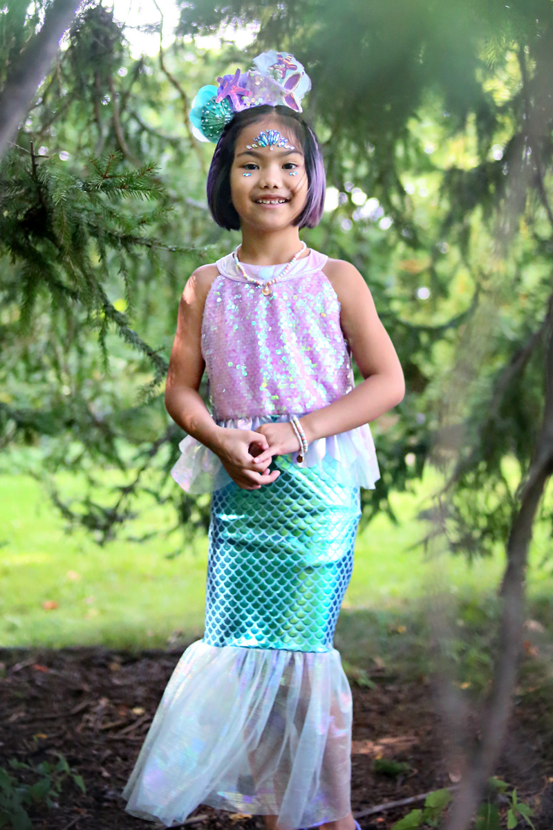 Creative Education Misty Mermaid Dress, Pink/Blue