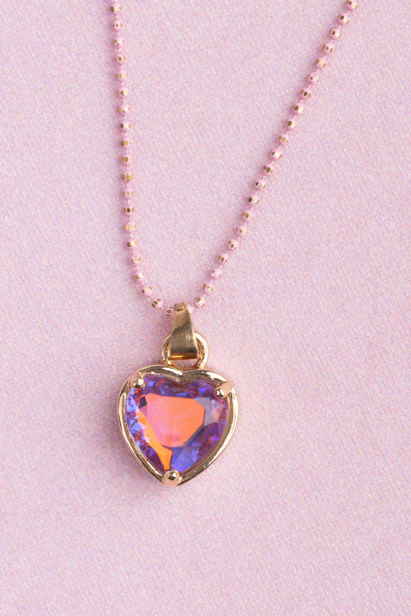 Creative Education Boutique Chic Lilac Love Necklace