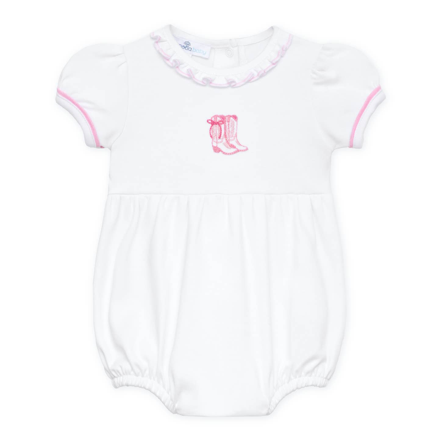 Magnolia Baby Darling Cowboy Boots Bubble, Pink