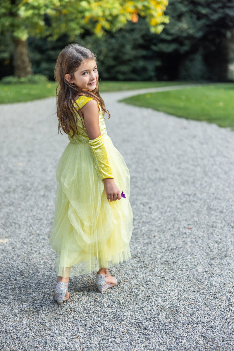 Creative Education Velvety Soft Yellow Princess Gown