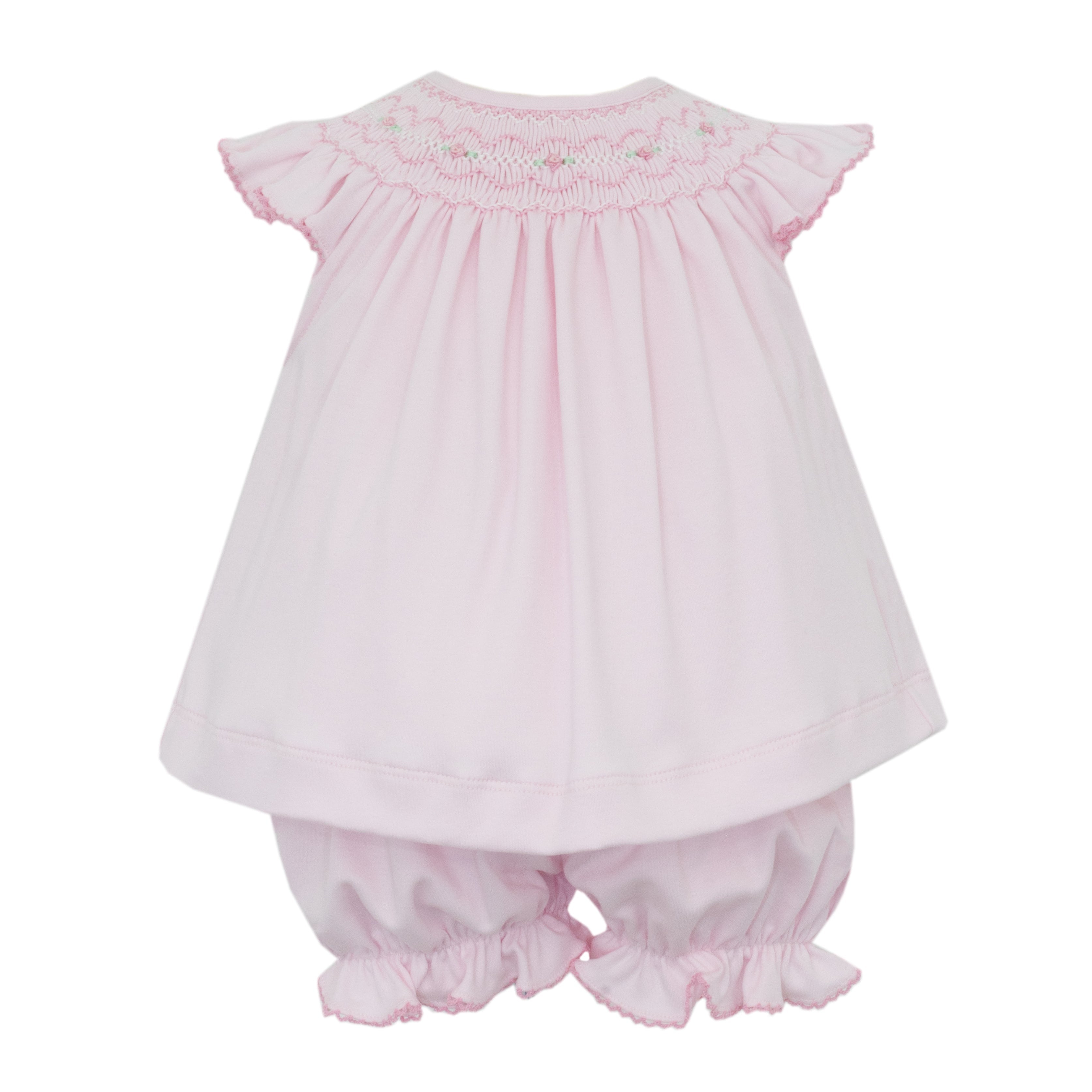 Petit Bebe Elizabeth Knit Angel Wing Bishop Bloomer Set