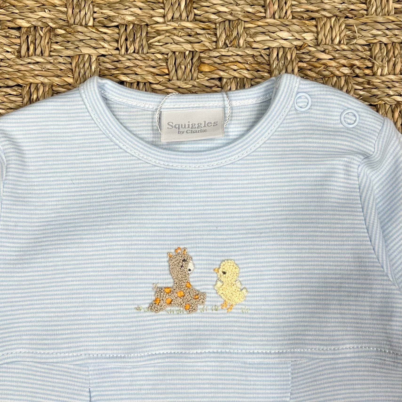 Squiggles Giraffe & Baby Duck Coverall