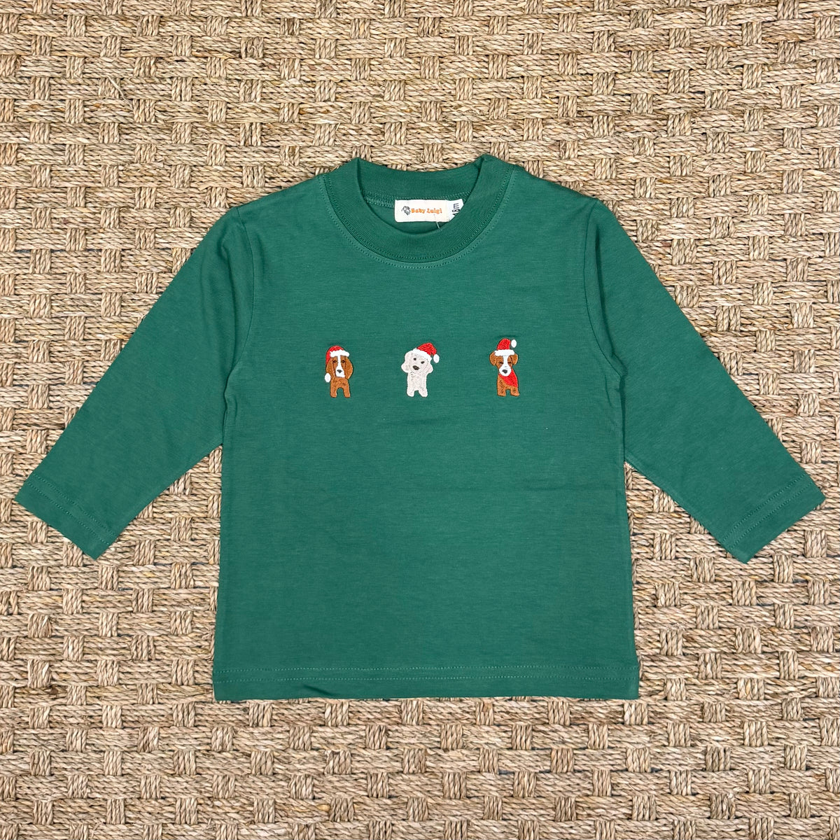 Luigi Tee, Puppies with Santa Hats