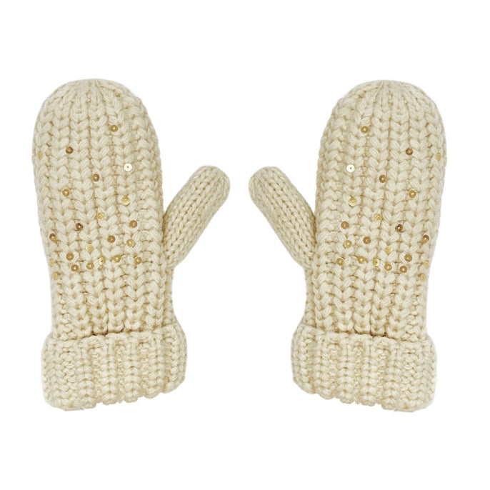 Rockahula Shimmer Sequin Knitted Mittens
