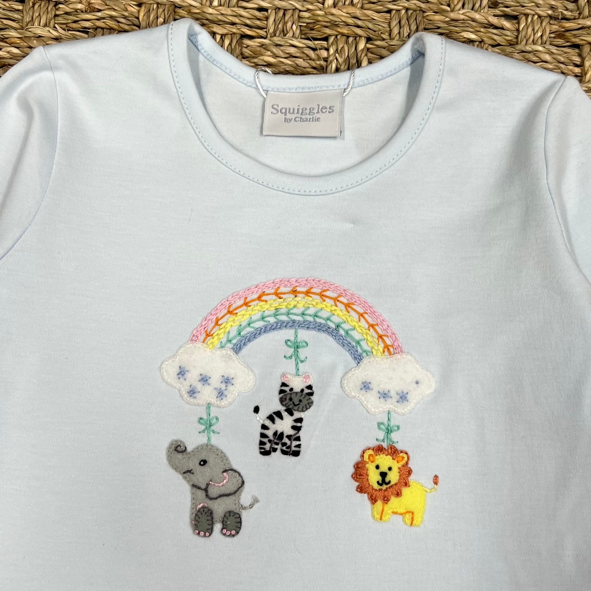 Squiggles Mobile Dreams Dress with Ruffle