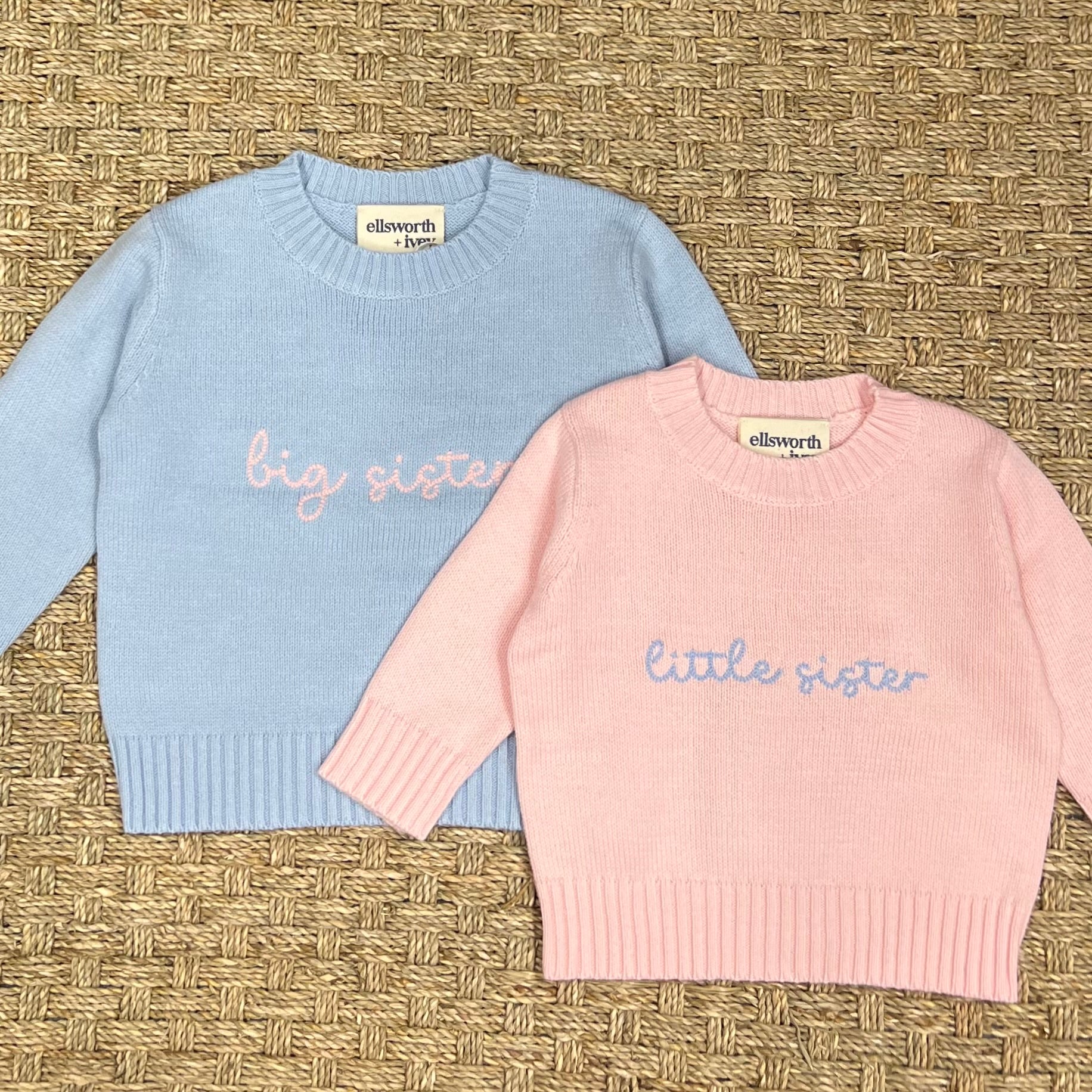 Ellsworth + Ivey Little Sister Crewneck Sweater