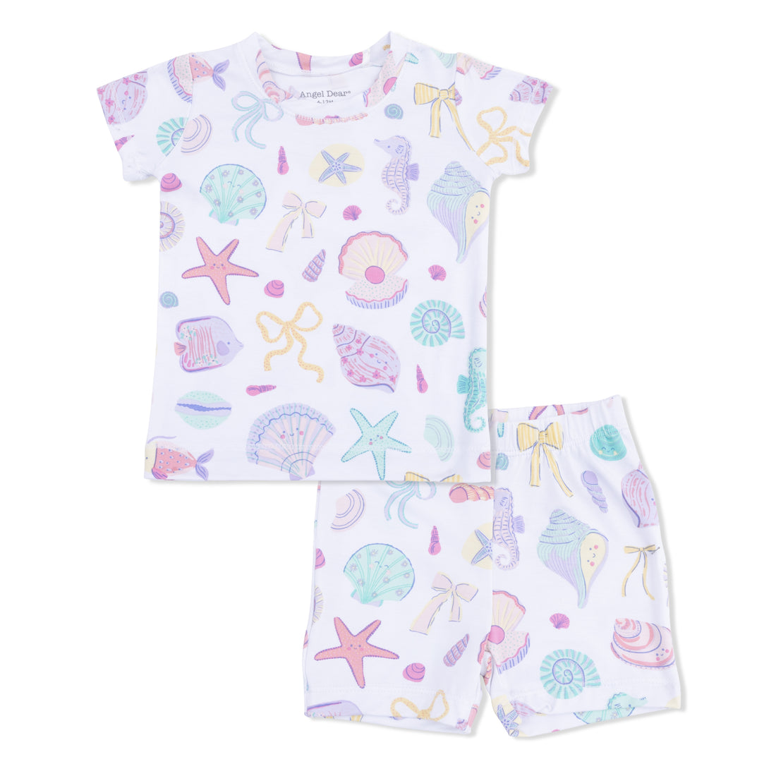 Angel Dear Loungewear Short Set- Beach Days
