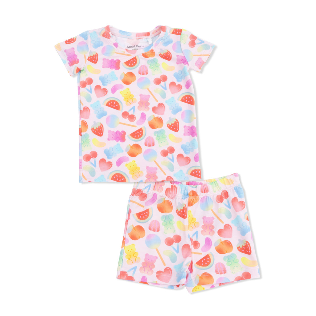 Angel Dear Loungewear Short Set- Gummy Bears