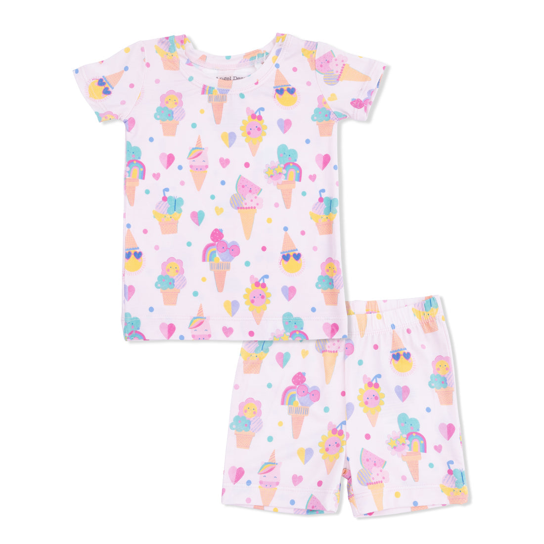 Angel Dear Ice Cream Fun Crew- Loungewear Short Set