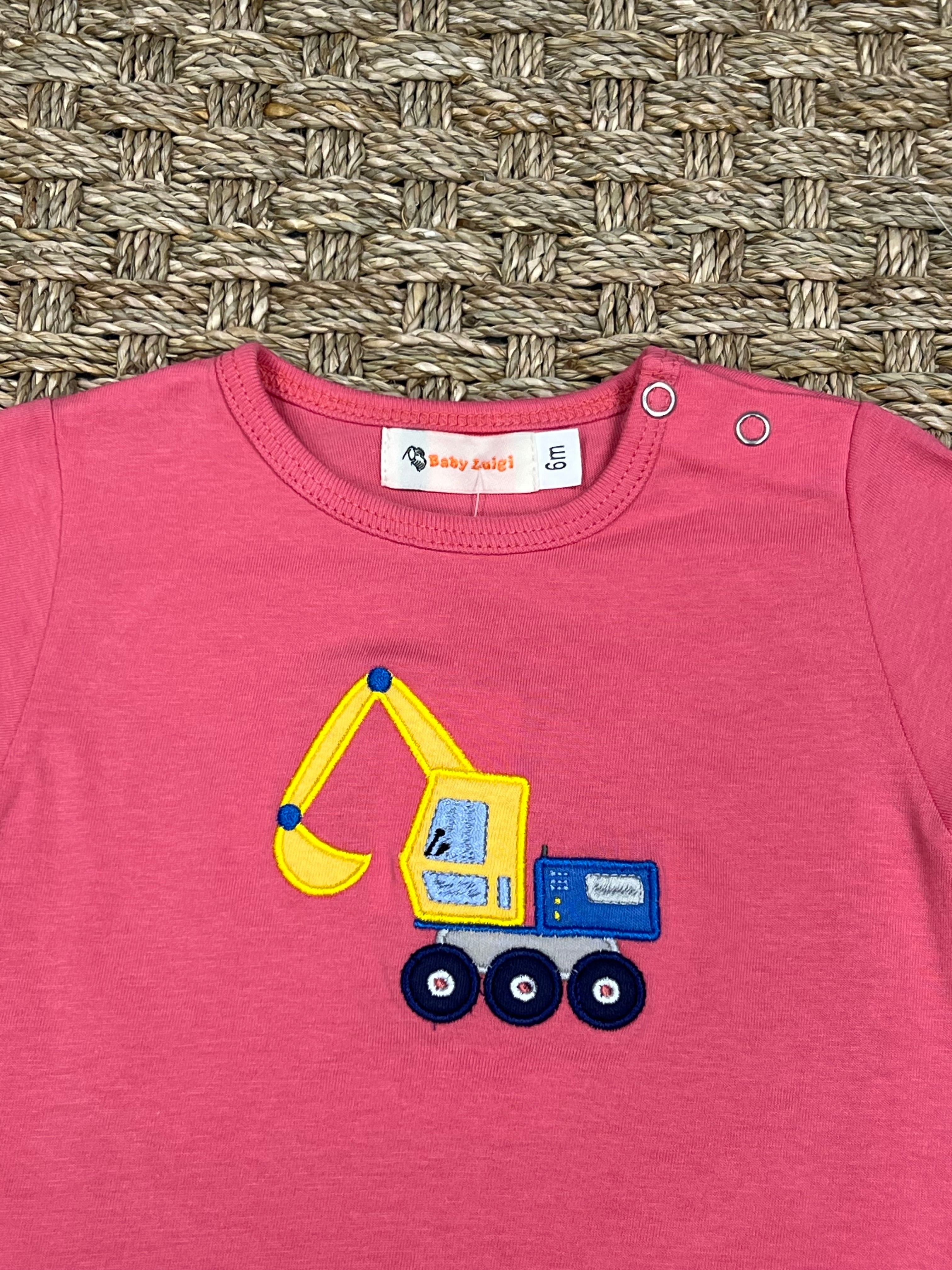 Luigi Romper, Excavator on Heathered Red