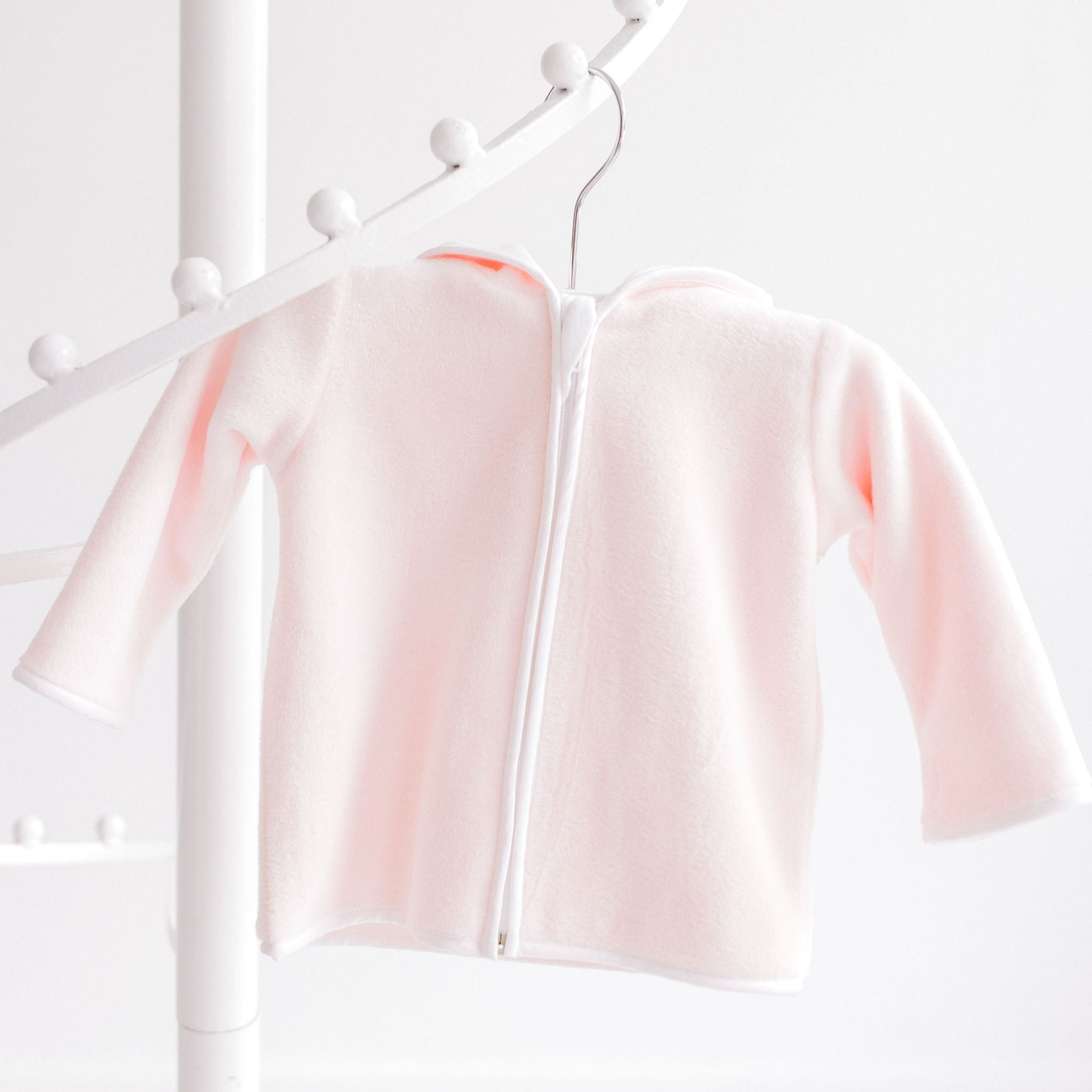 Terry Tots Fleece Jacket, Pink