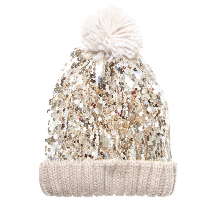 Rockahula Shimmer Sequin Knitted Hat