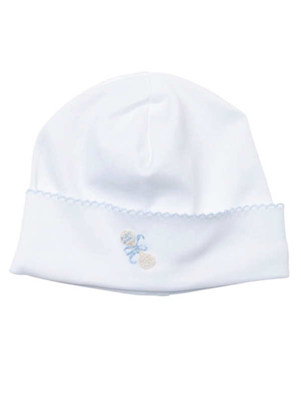 Milly Marie Blue Heirloom Rattle Pima Hat