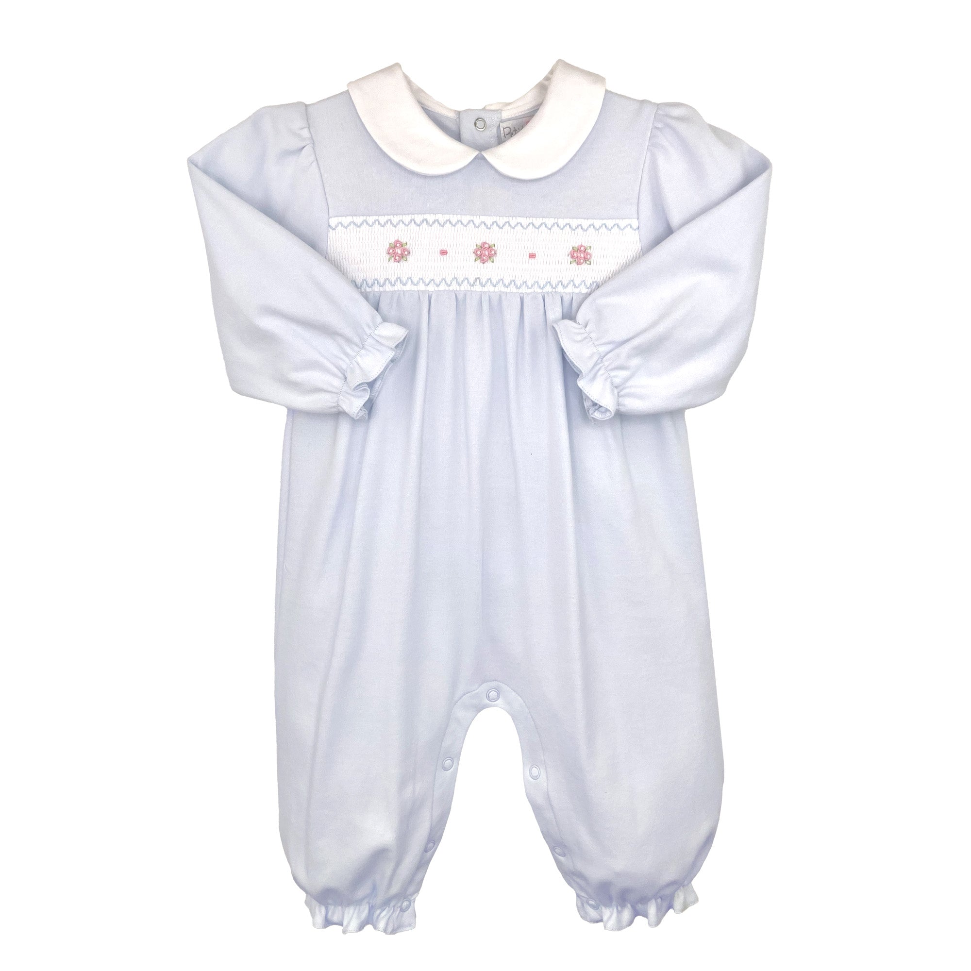 Petit Ami Smocked Flower Knit Longall