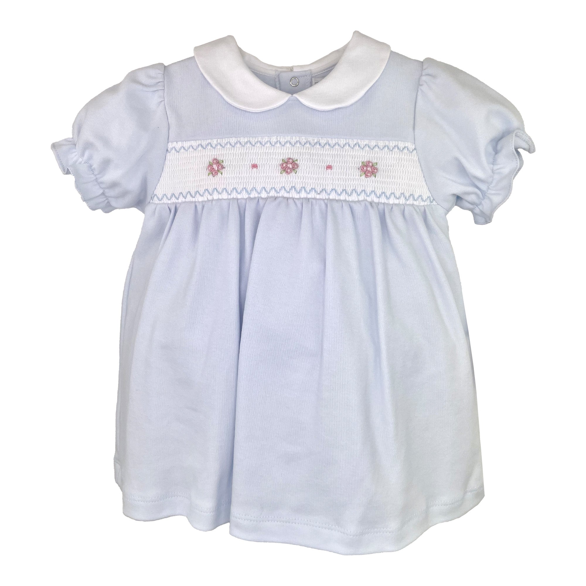 Petit Ami Smocked Flower Knit Dress