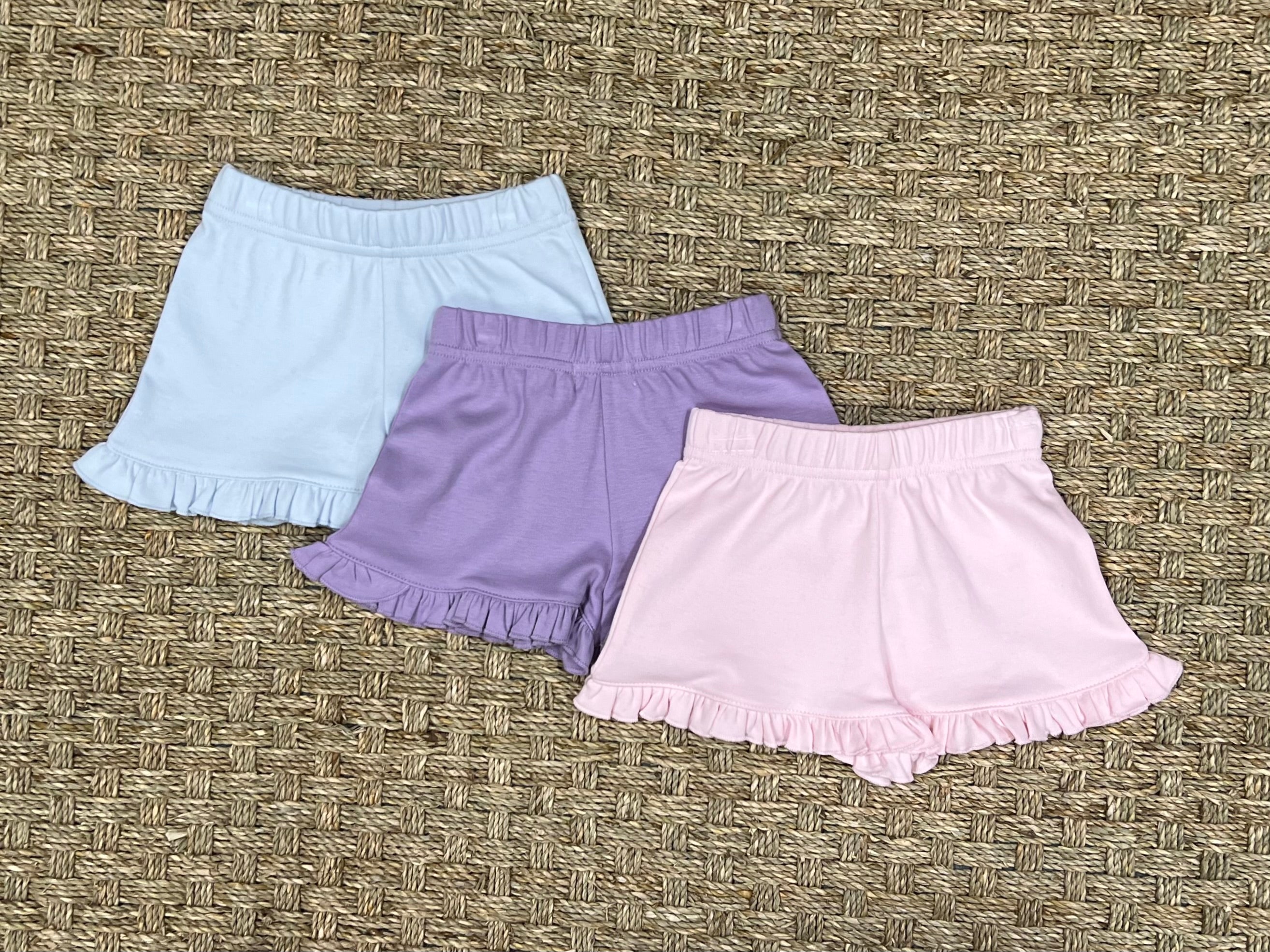Luigi Shorts with Ruffle, New Light Pink