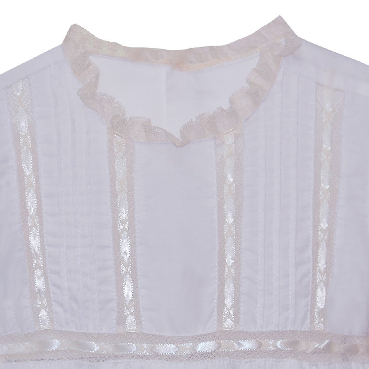 Phoenix & Ren White Margaret Dress, Ecru Lace