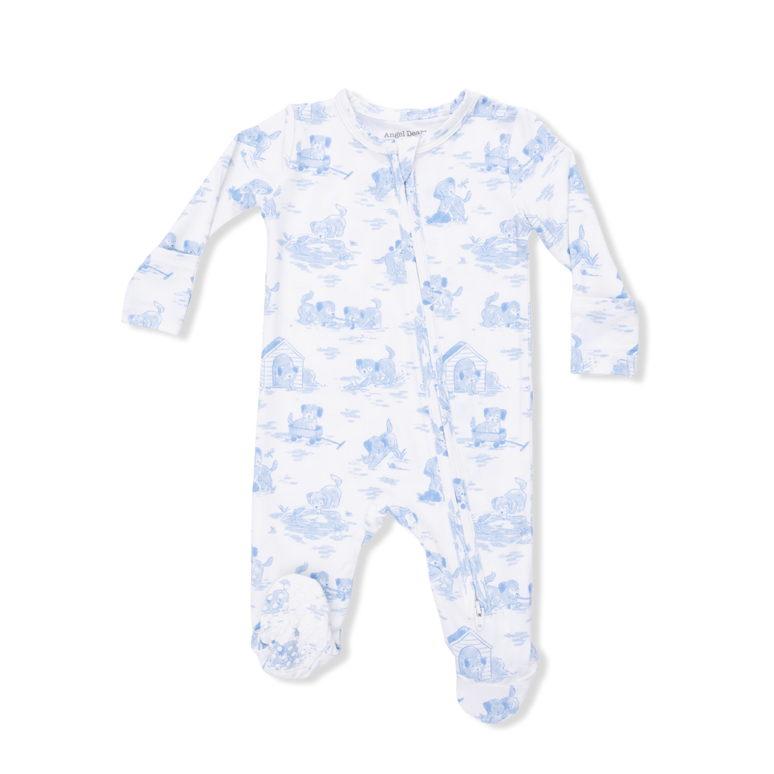 Angel Dear Puppy Toile 2 Way Zipper Footie