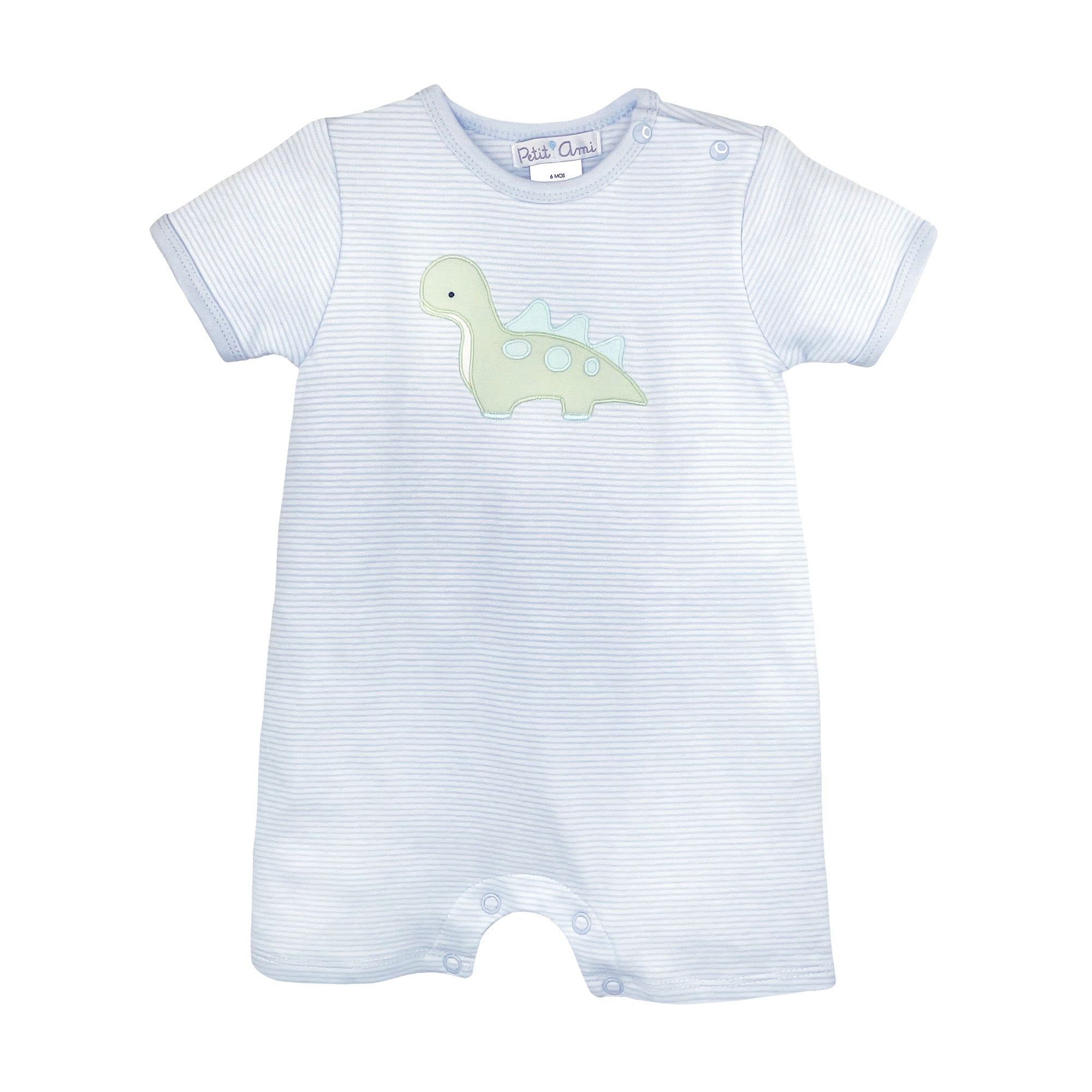 Petit Ami Knit Dinosaur Romper