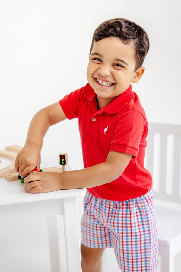 Beaufort Bonnet Prim & Proper Polo, Richmond Red