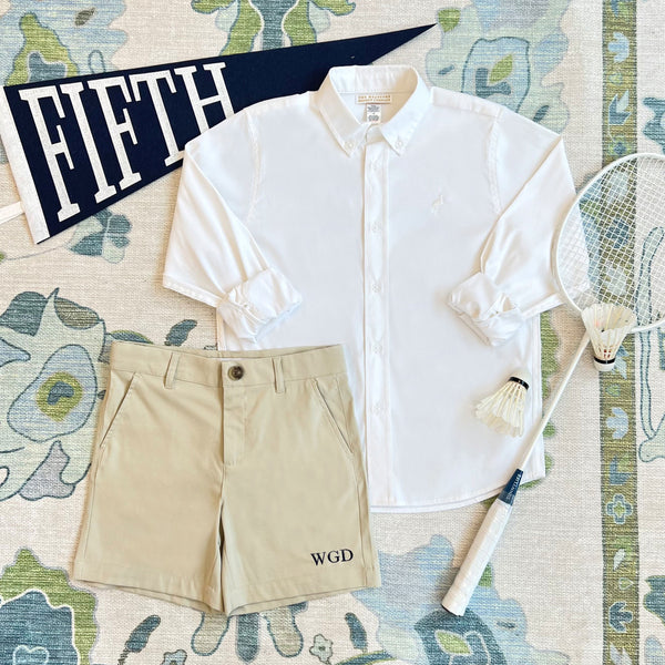 Beaufort Bonnet Prepletic Dean's List Dress Shirt, Worth Avenue White